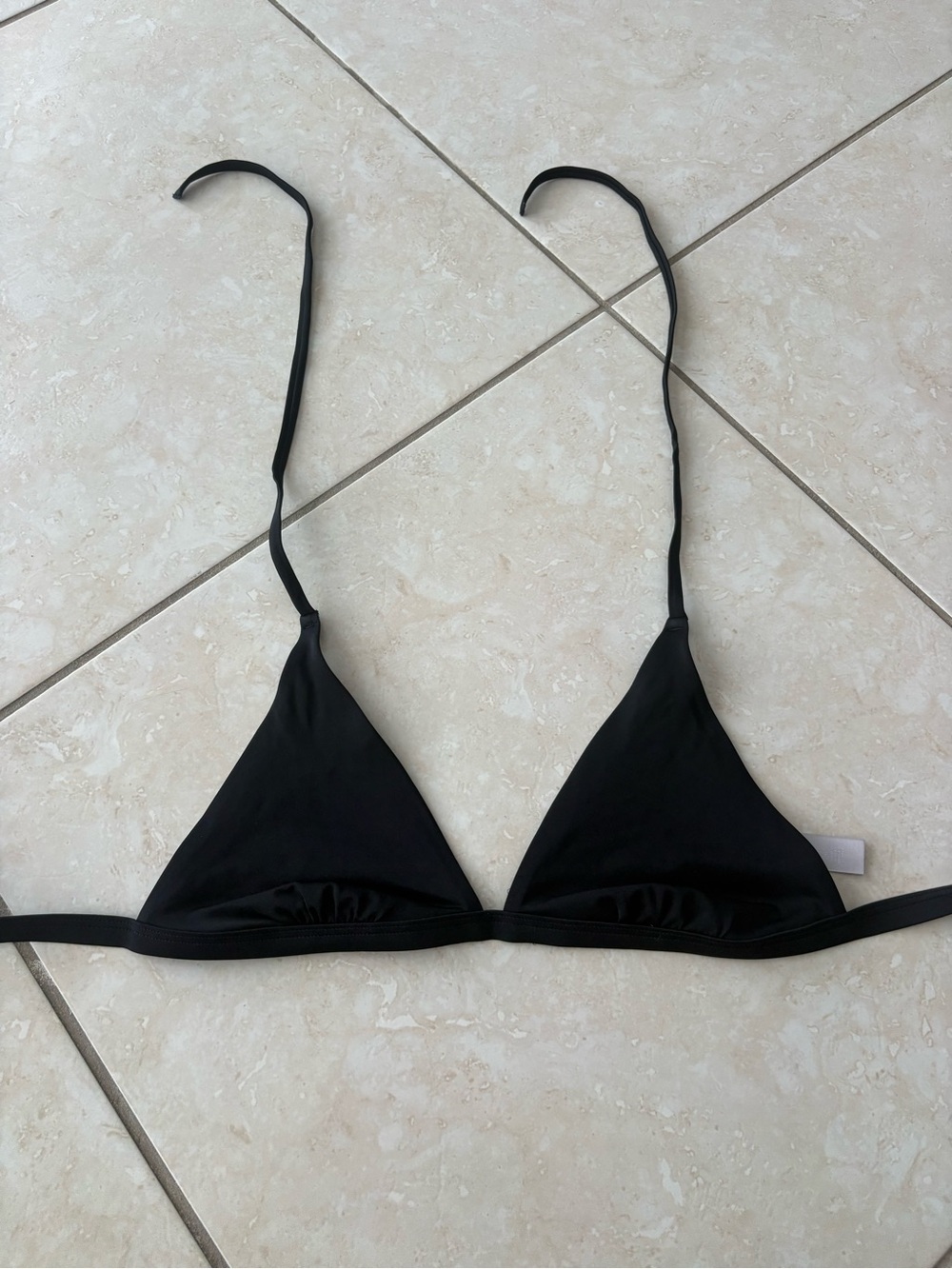 Black Triangle Bikini Top